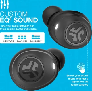 JLab JBuds Air Draadloze Bluetooth Oordopjes Zwart