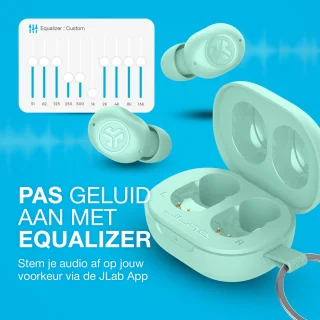 JLab JBuds Mini Bluetooth Draadloze Oordopjes Mint