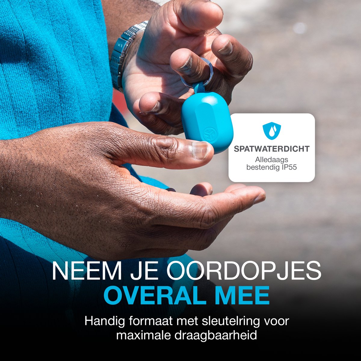 JLab JBuds Mini Draadloze Oordopjes Aqua