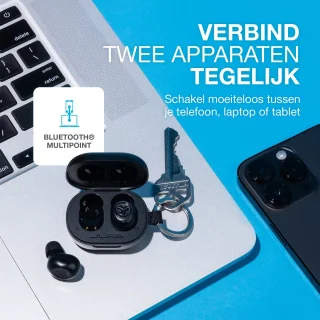 JLab JBuds Mini draadloze oordopjes zwart