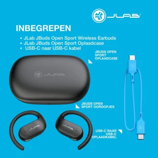 JLab JBuds Open Sport Draadloze Bluetooth Oordopjes
