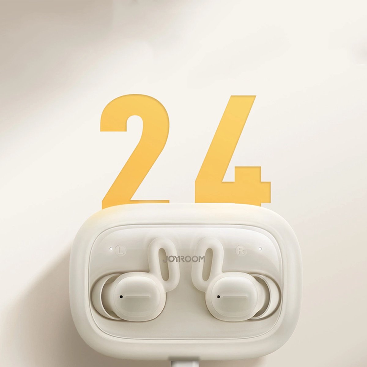 Joyroom JR-TS1 Cozydots Series draadloze Bluetooth hoofdtelefoon wit