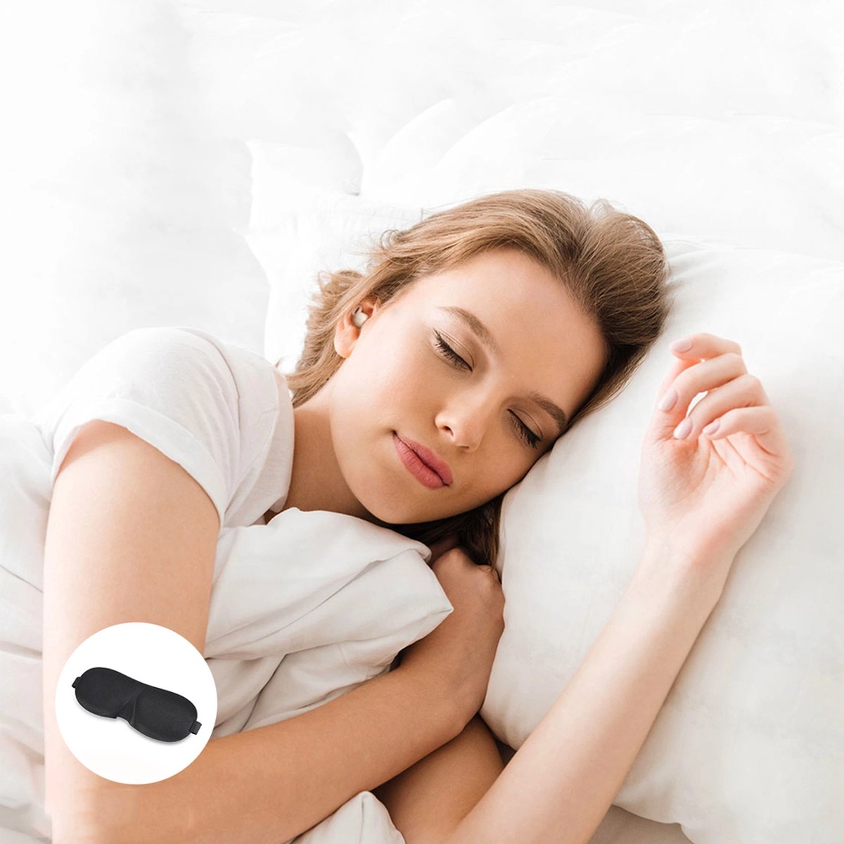 Joyroom JR-TS1 Cozydots Series draadloze Bluetooth hoofdtelefoon wit