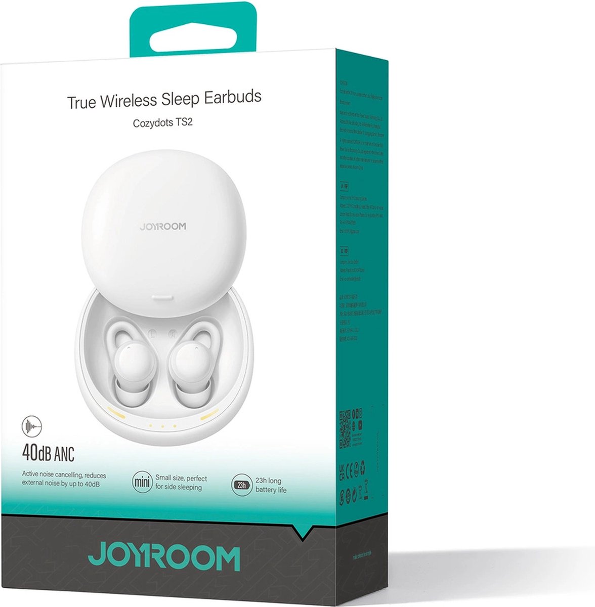 Joyroom JR-TS2 Cozydots TWS draadloze hoofdtelefoon wit