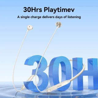 Wat vinden we goed aan de Joyroom Neckband Draadloze Oordopjes – Beige