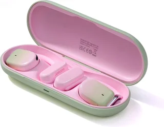 Joyroom Open Ear draadloze bone conduction oordopjes roze