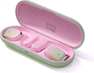 Joyroom Open Ear draadloze bone conduction oordopjes roze