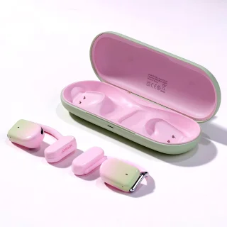 Joyroom Open Ear draadloze bone conduction oordopjes roze