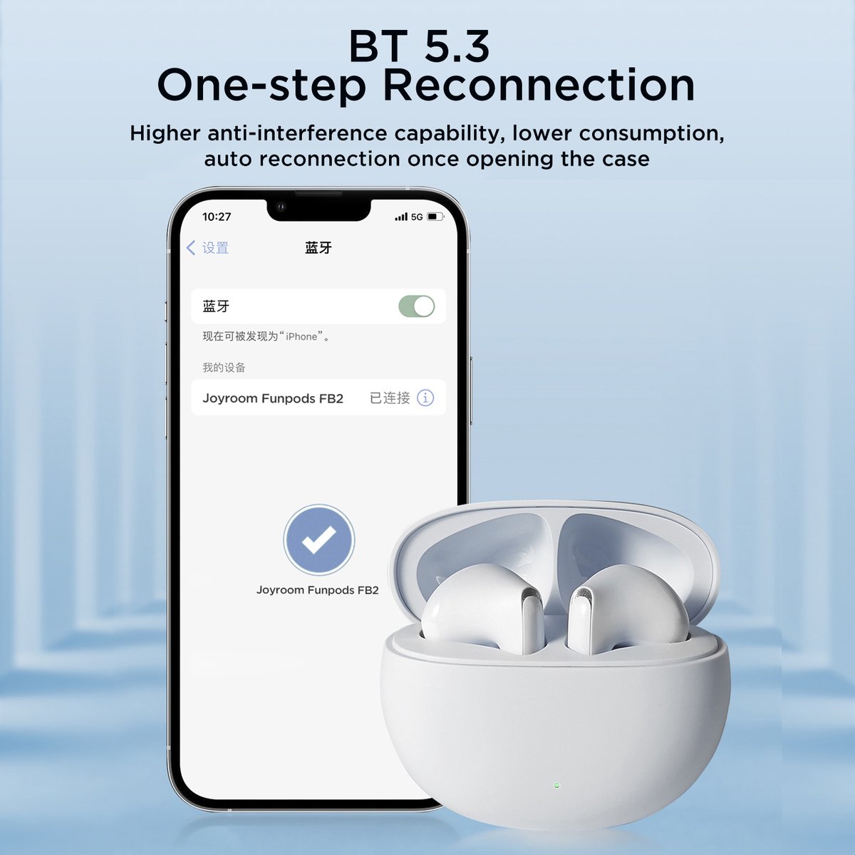 Joyroom Pro Bluetooth Oordopjes Wit