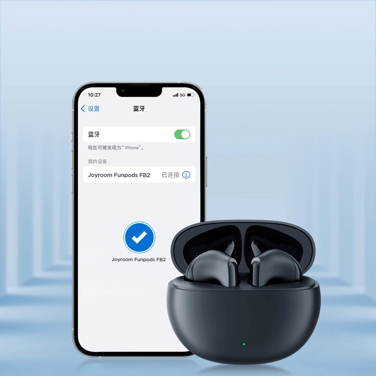 Joyroom Pro Bluetooth Oordopjes Zwart