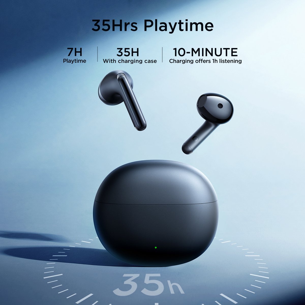 Joyroom Pro Bluetooth Oordopjes Zwart