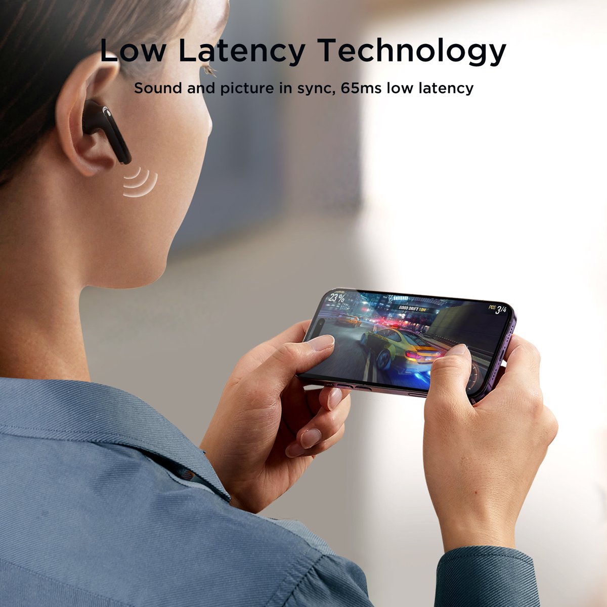 Joyroom Pro Bluetooth Oordopjes Zwart