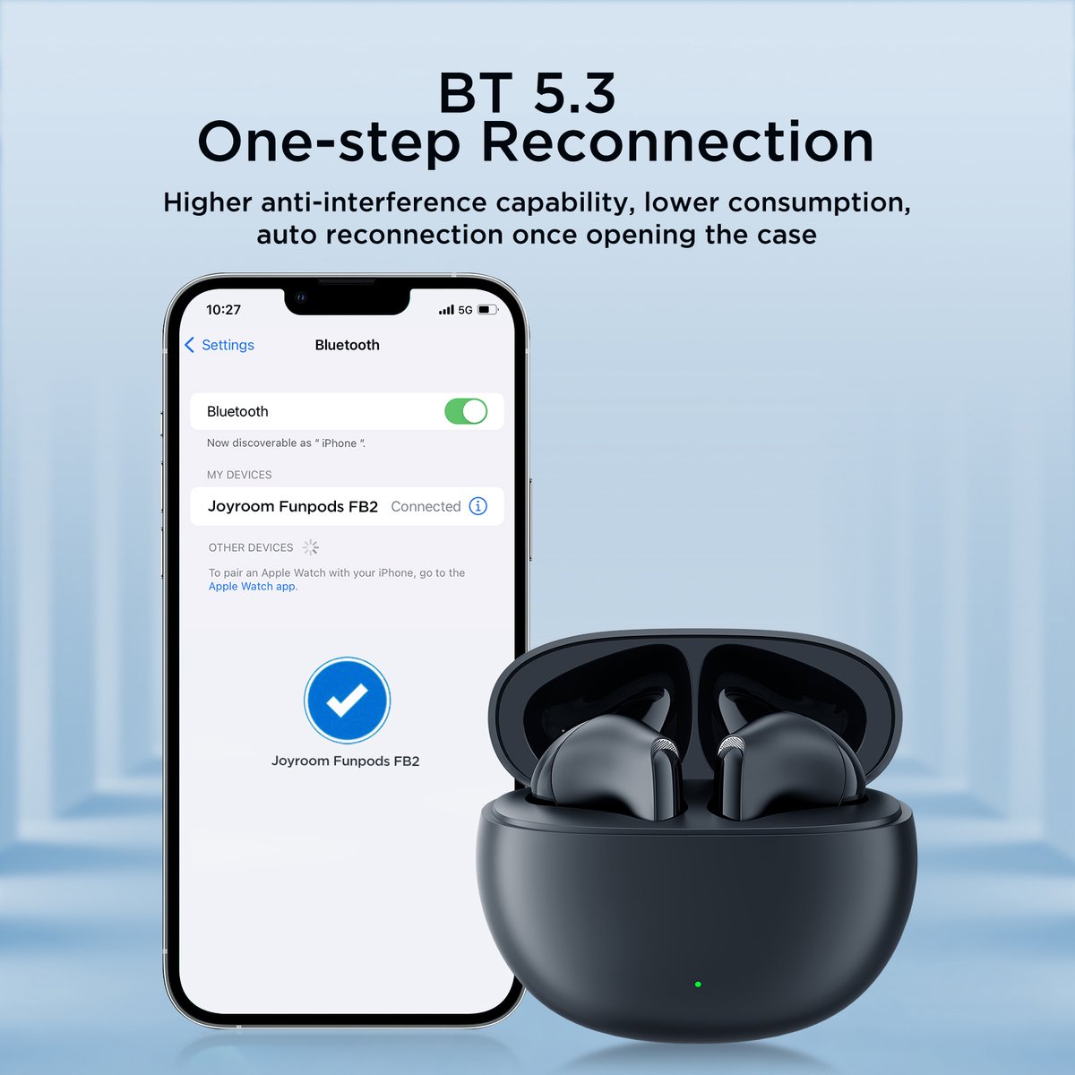Joyroom Pro Bluetooth Oordopjes Zwart