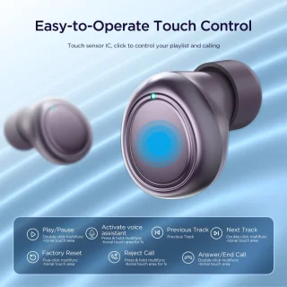 Joyroom Wireless Pro Bluetooth Oordopjes Paars