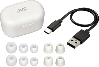 JVC HA-A25T Memory Foam Draadloze Oordopjes Wit