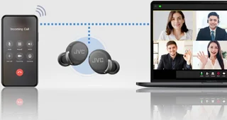 JVC HA-A30T2-B True Wireless oordopjes Wit