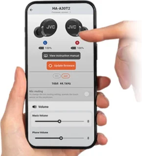 JVC HA-A30T2-B True Wireless oordopjes Zwart