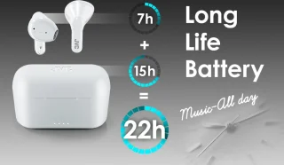 JVC HA-A3T-B True Wireless oordopjes zwart
