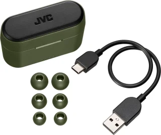 JVC HA-A9T-G True Wireless oordopjes groen/zwart