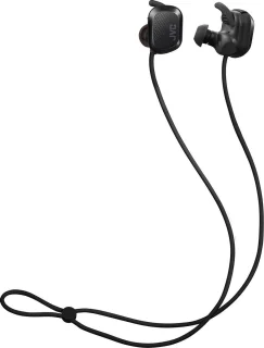 JVC HA-AE1W Draadloze Sport Oordopjes Zwart