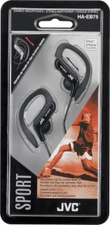 JVC HA-EB75-B In-ear hoofdtelefoon Zwart