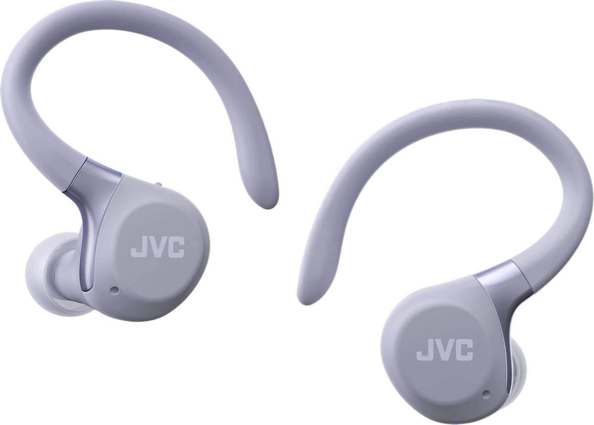 De JVC HA-EC75T Draadloze Sports Hoofdtelefoon Violet in één oogopslag