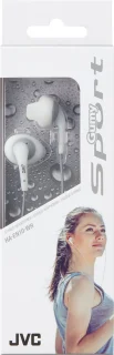JVC HA-EN10-WH-E In Ear hoofdtelefoon Wit/Grijs