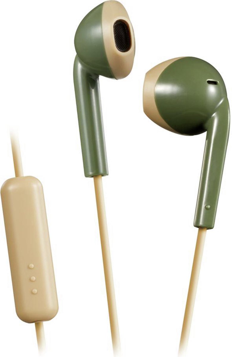 Wat vinden we goed aan de JVC HA-F19M-GC E In Ear Oordopjes Groen Beige