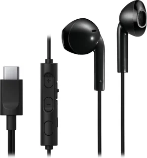 JVC HA-FR17UC USB-C In-Ear Headset Zwart