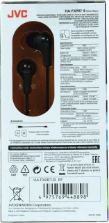 JVC HA-FX9BT-B-EF Bluetooth In Ear Zwart