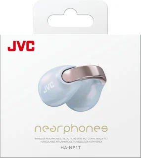 JVC HA-NP1T-A-U Nearphone - Lichtblauw