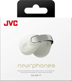 JVC HA-NP1T-W Nearphone Bluetooth Wit