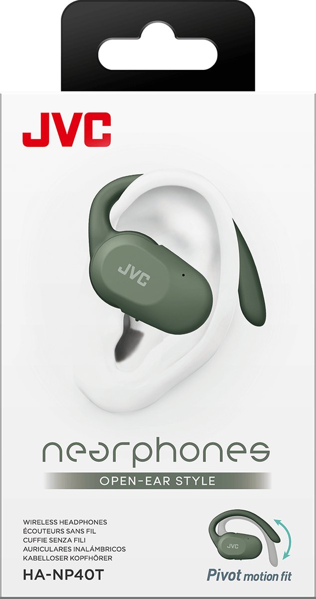 JVC HA-NP40T Bluetooth Nearphone Groen