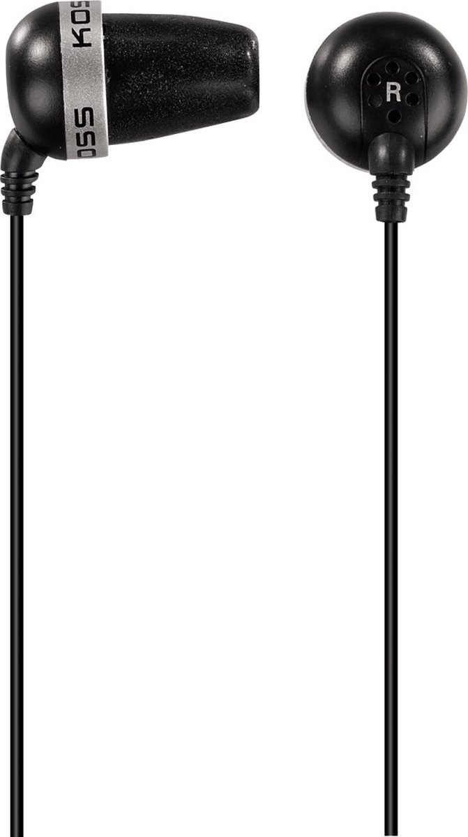 De KOSS The Plug Classic In Ear Zwart in één oogopslag