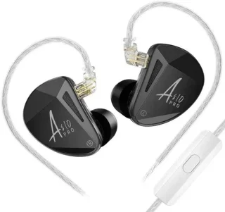KZ AS10 Pro In-Ear Monitors (IEM) - Zwart