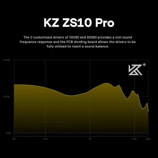 KZ ZS10 Pro In-Ear Monitor Zilver