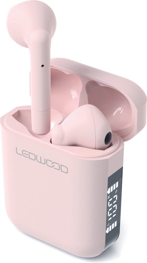 LEDWOOD LD-APOLLO-S-PIN roze TWS earphones