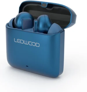 LEDWOOD LD-S20-eBLU TITAN S20 TWS in-ear earphones blauw-metallic