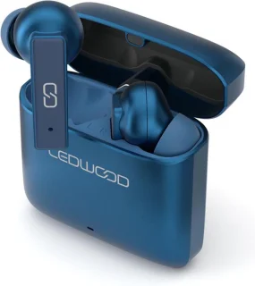 LEDWOOD LD-S20-eBLU TITAN S20 TWS in-ear earphones blauw-metallic