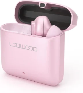 LEDWOOD TITAN S20 TWS in-ear oordopjes roze