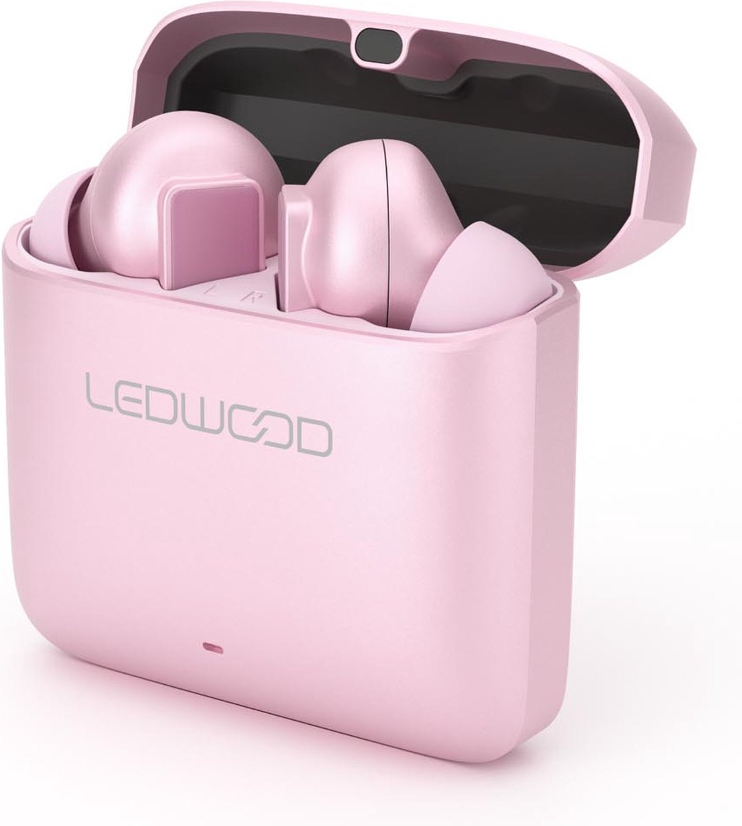 LEDWOOD TITAN S20 TWS in-ear oordopjes roze