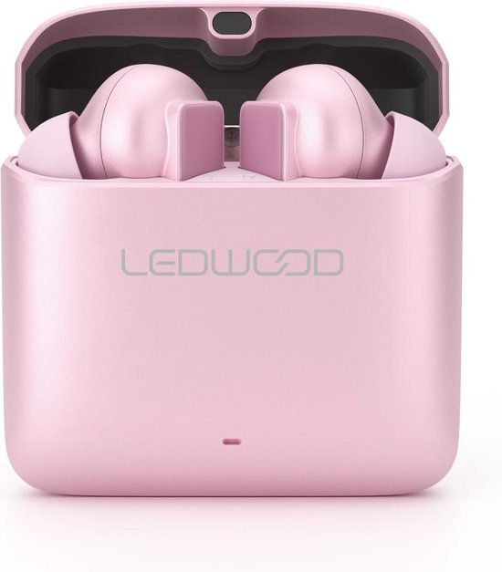 LEDWOOD TITAN S20 TWS in-ear oordopjes roze