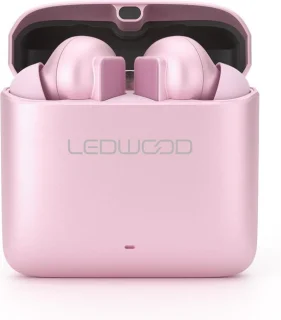 LEDWOOD TITAN S20 TWS in-ear oordopjes roze