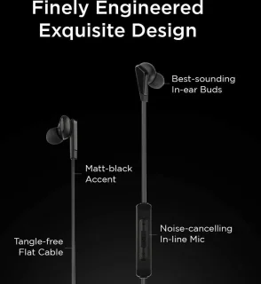 Lenovo HE01 draadloze in-ear hoofdtelefoon rood