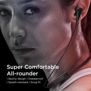 Lenovo HE01 draadloze in-ear hoofdtelefoon rood