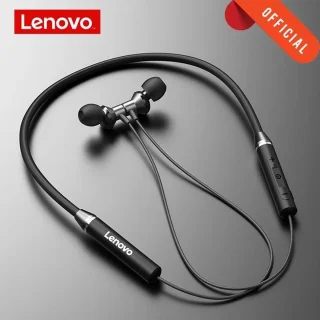 Lenovo HE05 Draadloze Bluetooth Nekband Headset Zwart