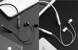 Lenovo HE05 Draadloze Bluetooth Nekband Headset Zwart