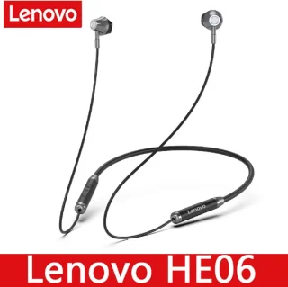Lenovo HE06 draadloze Bluetooth in-ear hoofdtelefoon zwart