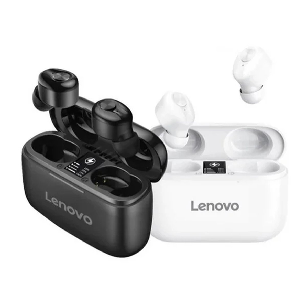 Lenovo HT18 Draadloze TWS Bluetooth Headset Wit