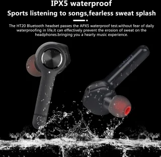 Lenovo HT20 True Wireless Earbuds Zwart